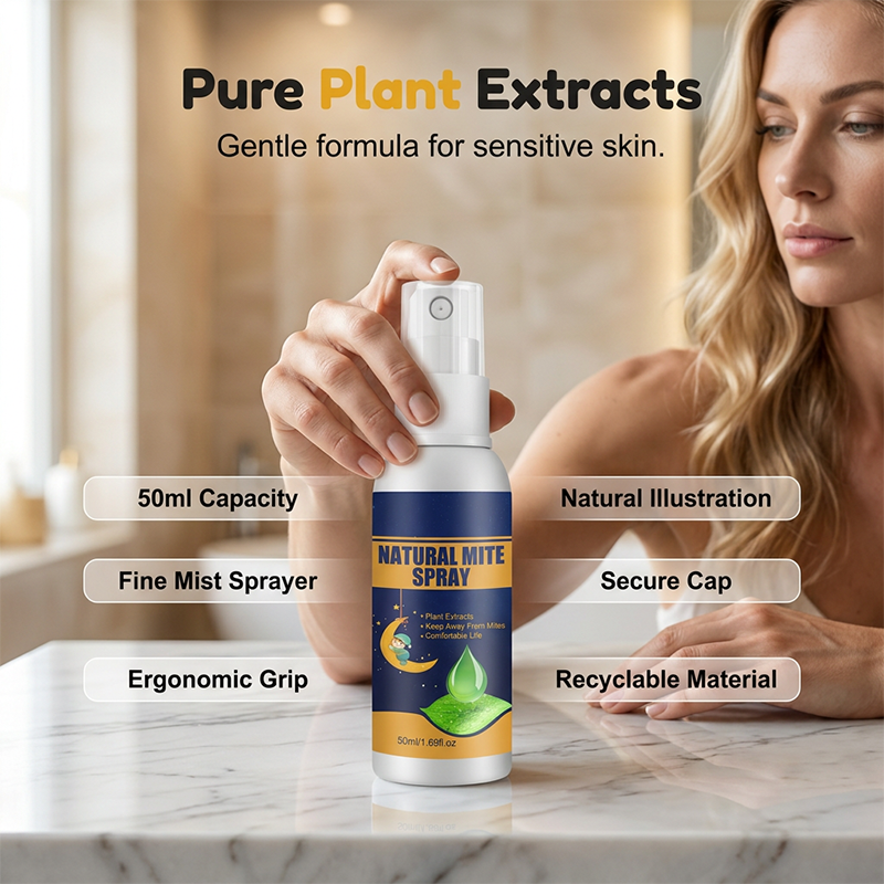 🥳2026 HOT SALE🥳💞50K+ SOLD! 🌿🛡️ 50% OFF! Natural Plant-Based Mite Removal Spray – Pure plant extracts, no harsh chemicals. Safe for kids, pets & allergy sufferers. Spray on beds, sofas & carpets – fresh, clean & mite‑free! 🛏️✨