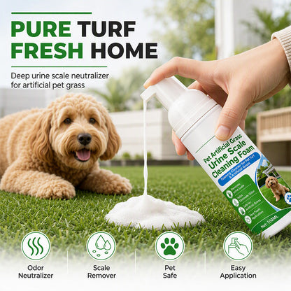 🥳2026 HOT SALE🥳💞50K+ SOLD! 🐾🌿 Pet Artificial Grass Cleaning Foam – targets urine scale & ammonia odours. Easy foam lifts residue, turf-friendly. Refresh your lawn fast! 💦✅