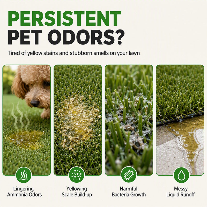 🥳2026 HOT SALE🥳💞50K+ SOLD! 🐾🌿 Pet Artificial Grass Cleaning Foam – targets urine scale & ammonia odours. Easy foam lifts residue, turf-friendly. Refresh your lawn fast! 💦✅