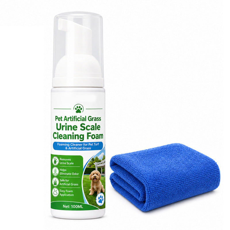 🥳2026 HOT SALE🥳💞50K+ SOLD! 🐾🌿 Pet Artificial Grass Cleaning Foam – targets urine scale & ammonia odours. Easy foam lifts residue, turf-friendly. Refresh your lawn fast! 💦✅
