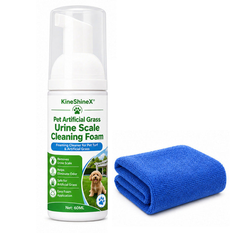 🥳2026 HOT SALE🥳💞50K+ SOLD! 🐾🌿 Pet Artificial Grass Cleaning Foam – targets urine scale & ammonia odours. Easy foam lifts residue, turf-friendly. Refresh your lawn fast! 💦✅