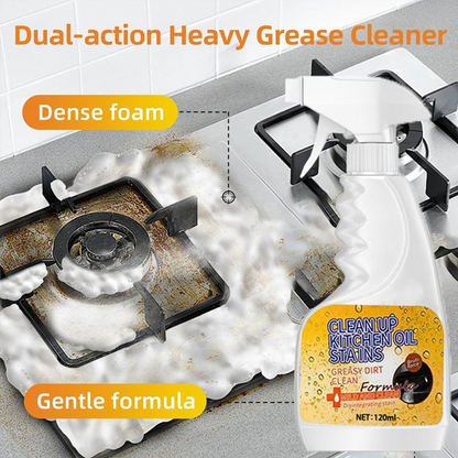 🥳2026 HOT SALE🥳💞50K+ SOLD! 🧽✨ 50% OFF! Heavy-Duty Kitchen Degreasing Spray – fast-acting formula loosens stubborn grease, leaves no heavy film. For stovetops, range hoods & countertops! 🍳💪