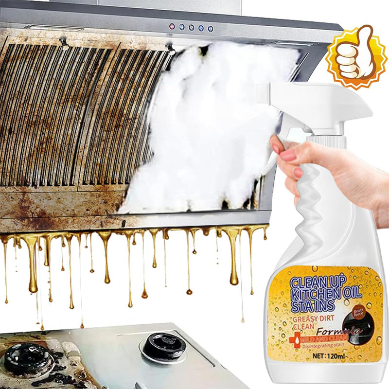 🥳2026 HOT SALE🥳💞50K+ SOLD! 🧽✨ 50% OFF! Heavy-Duty Kitchen Degreasing Spray – fast-acting formula loosens stubborn grease, leaves no heavy film. For stovetops, range hoods & countertops! 🍳💪