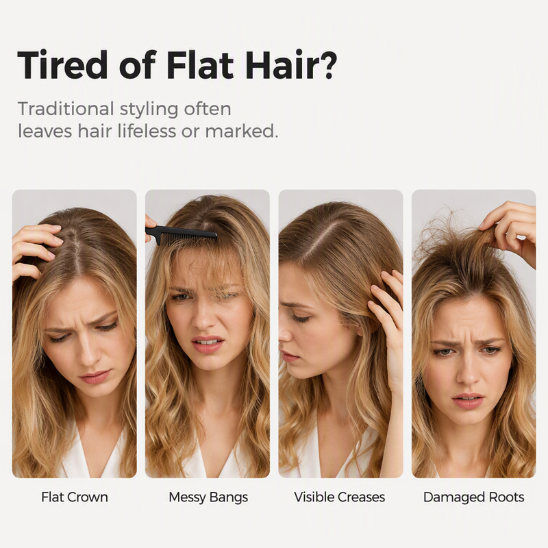🥳2026 HOT SALE🥳💞50K+ SOLD! 💇‍♀️✨ 50% OFF! Hair Root Volumizing Clip – Instant root lift for high cranial top, face‑slimming effect. Ergonomic & mark‑free – salon volume at home! From £6.99 – buy more, save more! 🪄🌀