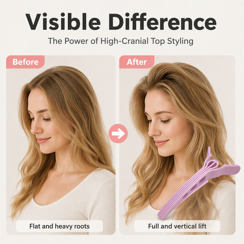 🥳2026 HOT SALE🥳💞50K+ SOLD! 💇‍♀️✨ 50% OFF! Hair Root Volumizing Clip – Instant root lift for high cranial top, face‑slimming effect. Ergonomic & mark‑free – salon volume at home! From £6.99 – buy more, save more! 🪄🌀
