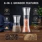 🥳2026 HOT SALE🥳💞50K+ SOLD! 🪄✨ 50% OFF! Easy-Grind Manual Pepper Grinder – Clear glass body shows spice level at a glance. Smooth ceramic grinder, ergonomic hourglass grip – fresh flavour every time! 🔍👀
