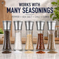 🥳2026 HOT SALE🥳💞50K+ SOLD! 🪄✨ 50% OFF! Easy-Grind Manual Pepper Grinder – Clear glass body shows spice level at a glance. Smooth ceramic grinder, ergonomic hourglass grip – fresh flavour every time! 🔍👀