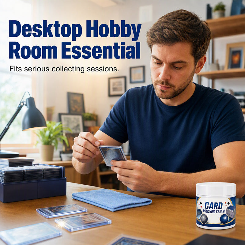 🥳2026 HOT SALE🥳💞50K+ SOLD! ✨🃏 50% OFF! High-Gloss Collectible Card Care Cream – Enhances shine, reduces light surface marks. Gentle formula – keeps your cards looking mint & well‑cared for! 🎴💎