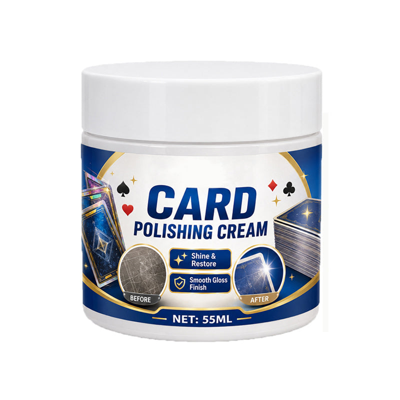 🥳2026 HOT SALE🥳💞50K+ SOLD! ✨🃏 50% OFF! High-Gloss Collectible Card Care Cream – Enhances shine, reduces light surface marks. Gentle formula – keeps your cards looking mint & well‑cared for! 🎴💎