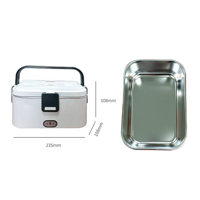 🥳2026 HOT SALE🥳💞50K+ SOLD! 🍱🔥 Portable Electric Lunch Box – heat homemade meals anywhere! 1.8L stainless steel, leakproof, car & home cords. Hot food without microwave queues! 🚗✅