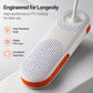 🥳2026 HOT SALE🥳💞50K+ SOLD! ☀️🧦 50% OFF! Retractable Electric Shoe Dryer with UV Sterilization – 360° heat circulation + UV blue light kills bacteria. Extendable arms fit all shoe sizes – dry & disinfect in one! 🛡️✨