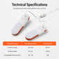 🥳2026 HOT SALE🥳💞50K+ SOLD! ☀️🧦 50% OFF! Retractable Electric Shoe Dryer with UV Sterilization – 360° heat circulation + UV blue light kills bacteria. Extendable arms fit all shoe sizes – dry & disinfect in one! 🛡️✨