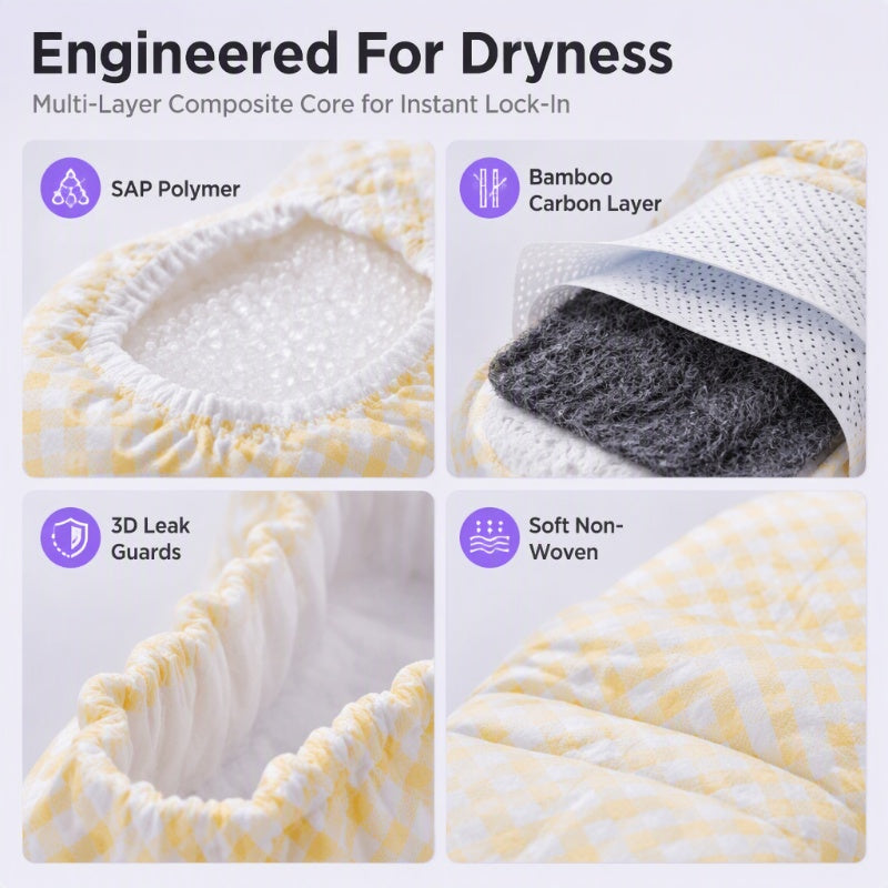 🥳2026 HOT SALE🥳💞50K+ SOLD! 🐕💧 50% OFF! Ultra‑Absorbent Breathable Disposable Pet Diapers – 7‑layer absorbency locks moisture fast, bamboo carbon neutralises odours. Leak‑resistant & comfortable – for dogs & cats of all sizes! 🛡️✨