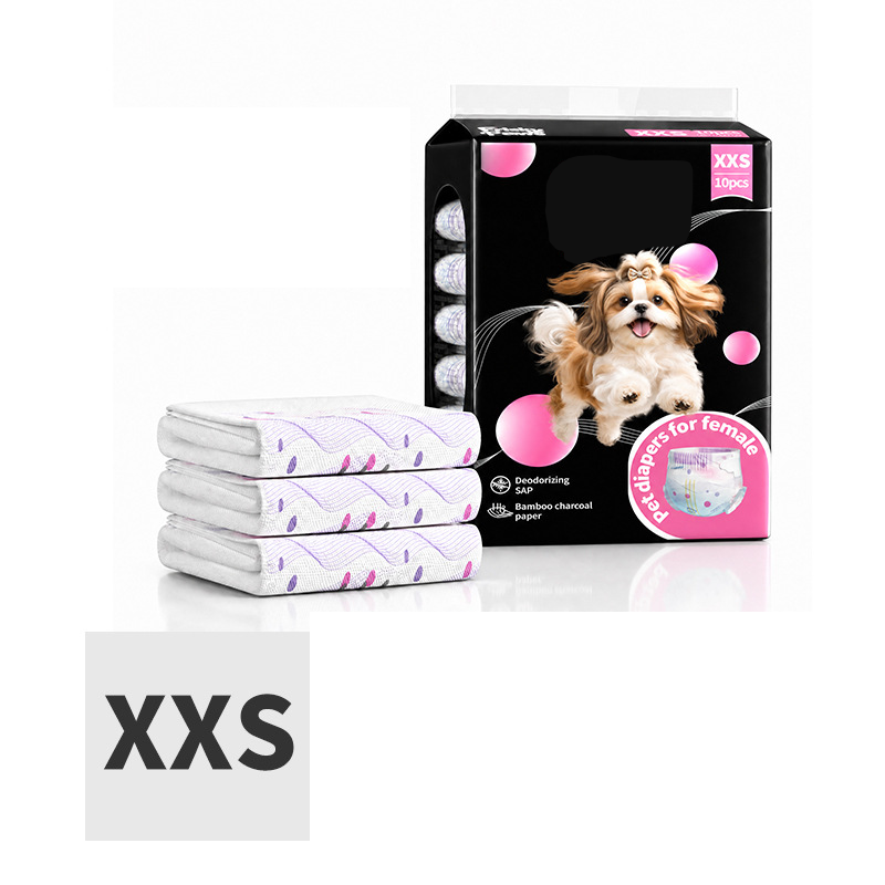 🥳2026 HOT SALE🥳💞50K+ SOLD! 🐕💧 50% OFF! Ultra‑Absorbent Breathable Disposable Pet Diapers – 7‑layer absorbency locks moisture fast, bamboo carbon neutralises odours. Leak‑resistant & comfortable – for dogs & cats of all sizes! 🛡️✨