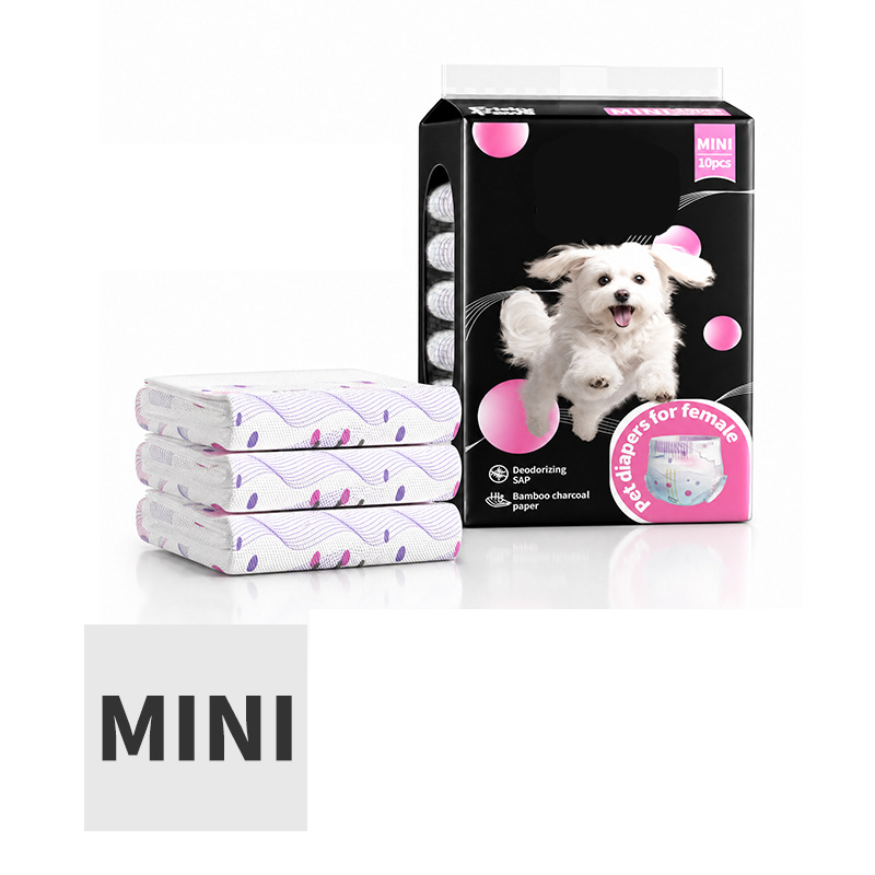 🥳2026 HOT SALE🥳💞50K+ SOLD! 🐕💧 50% OFF! Ultra‑Absorbent Breathable Disposable Pet Diapers – 7‑layer absorbency locks moisture fast, bamboo carbon neutralises odours. Leak‑resistant & comfortable – for dogs & cats of all sizes! 🛡️✨