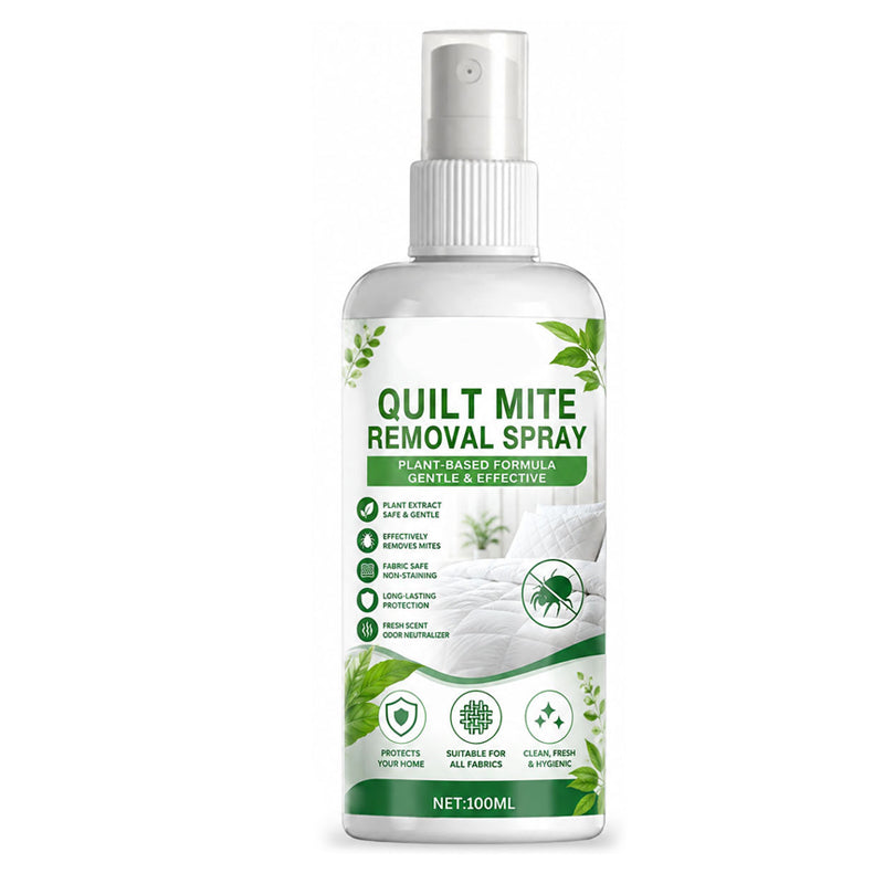 🥳2026 HOT SALE🥳💞50K+ SOLD! 🛏️✨ 50% OFF! Mite Remover Spray for Bedding & Mattress – freshens quilts, pillows & mattresses, supports a cleaner sleep environment. Easy everyday care! 🧴💚