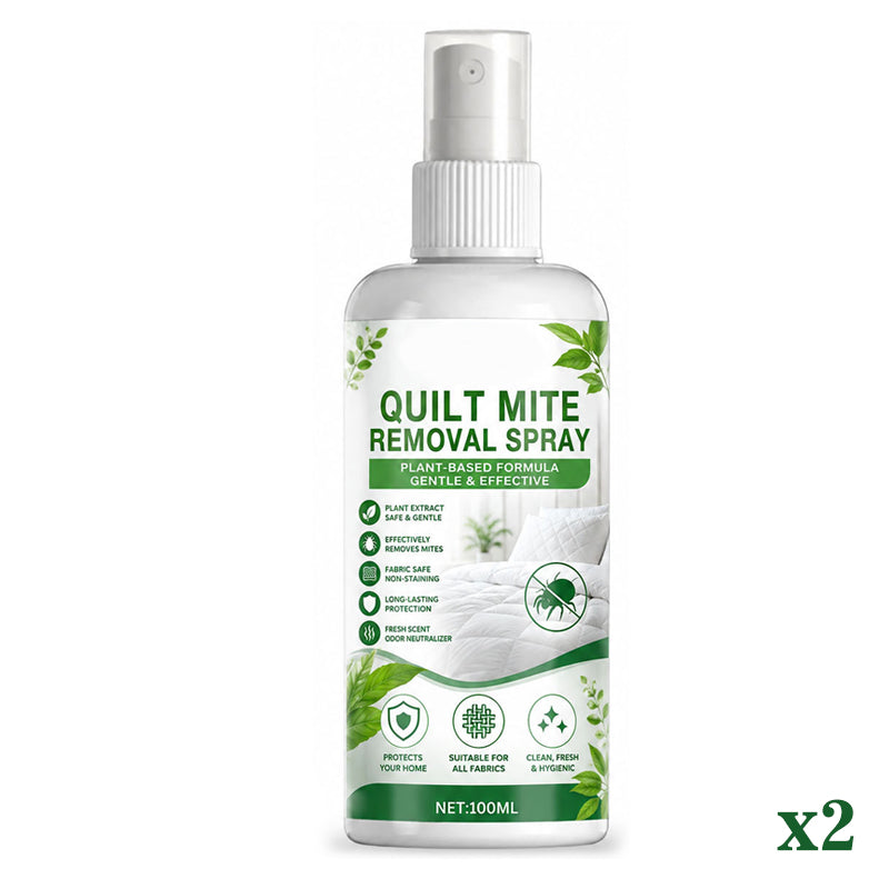 🥳2026 HOT SALE🥳💞50K+ SOLD! 🛏️✨ 50% OFF! Mite Remover Spray for Bedding & Mattress – freshens quilts, pillows & mattresses, supports a cleaner sleep environment. Easy everyday care! 🧴💚