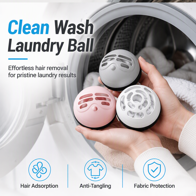 🥳2026 HOT SALE🥳💞50K+ SOLD! 🧺🐾 50% OFF! 2‑in‑1 Lint Remover & Laundry Ball – Built‑in magic tape captures pet hair, lint & debris. Anti‑tangling design protects clothes – clean laundry, happy you! ✨🧦