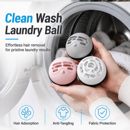🥳2026 HOT SALE🥳💞50K+ SOLD! 🧺🐾 50% OFF! 2‑in‑1 Lint Remover & Laundry Ball – Built‑in magic tape captures pet hair, lint & debris. Anti‑tangling design protects clothes – clean laundry, happy you! ✨🧦