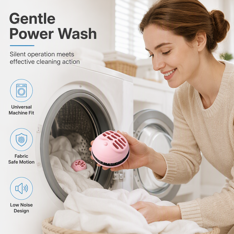 🥳2026 HOT SALE🥳💞50K+ SOLD! 🧺🐾 50% OFF! 2‑in‑1 Lint Remover & Laundry Ball – Built‑in magic tape captures pet hair, lint & debris. Anti‑tangling design protects clothes – clean laundry, happy you! ✨🧦