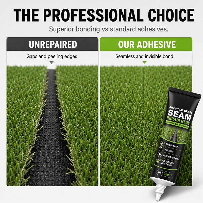 🥳2026 HOT SALE🥳💞50K+ SOLD! 🌿🔧 50% OFF! Waterproof Artificial Grass Seam Repair Glue – Professional-grade adhesive for synthetic turf seams. Weatherproof from -10°C to 60°C – stays flexible, invisible & durable! 🏡✨