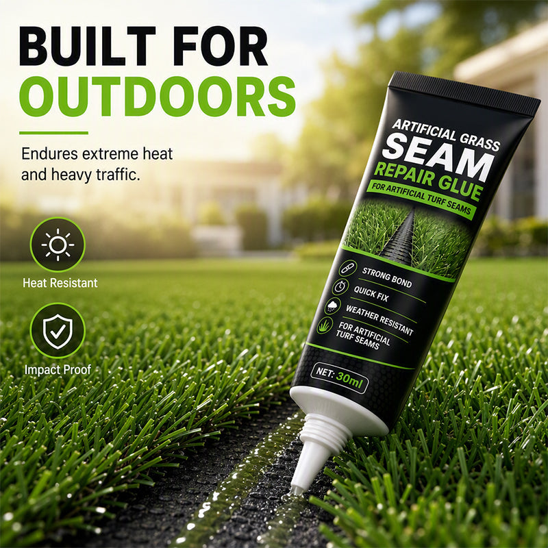 🥳2026 HOT SALE🥳💞50K+ SOLD! 🌿🔧 50% OFF! Waterproof Artificial Grass Seam Repair Glue – Professional-grade adhesive for synthetic turf seams. Weatherproof from -10°C to 60°C – stays flexible, invisible & durable! 🏡✨