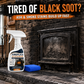 🥳2026 HOT SALE🥳💞50K+ SOLD! 🔥🧹 50% OFF! Fireplace Cleaner Spray with Towel – Dissolves stubborn soot, ash & smoke stains. Safe for glass, brick & metal – restores like-new shine! 🏠✨