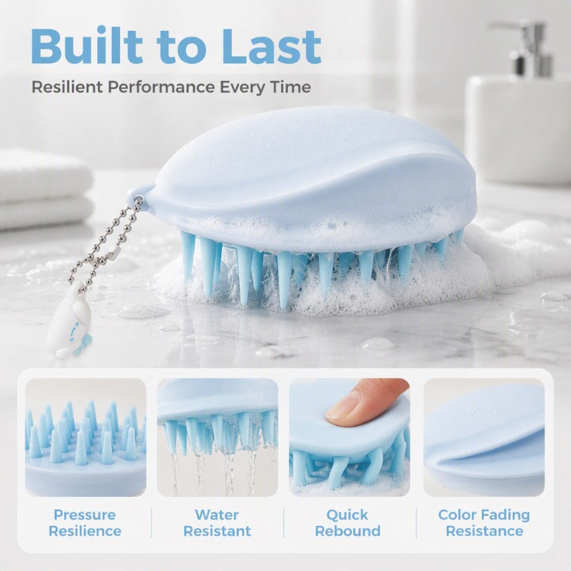 🥳2026 HOT SALE🥳💞50K+ SOLD! 🌀💪 50% OFF! Scalp Massage Brush – Food‑grade silicone, stimulates circulation & eases tension. Dry or wet use – acupressure technology for scalp wellness! From £2.99 – buy more, save more! 🧘‍♀️✨