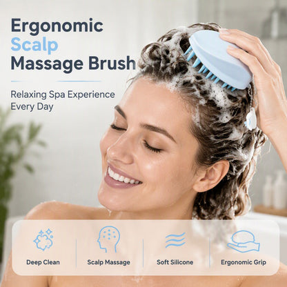 🥳2026 HOT SALE🥳💞50K+ SOLD! 🌀💪 50% OFF! Scalp Massage Brush – Food‑grade silicone, stimulates circulation & eases tension. Dry or wet use – acupressure technology for scalp wellness! From £2.99 – buy more, save more! 🧘‍♀️✨
