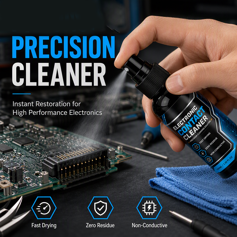 🥳2026 HOT SALE🥳💞50K+ SOLD! ⚡🧼 50% OFF! Fast-Drying Contact Cleaner – High‑purity solvent evaporates instantly, zero residue. Ideal for PCBs, USB & HDMI ports – restore peak conductivity! 🔧✨