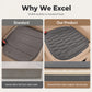 🥳2026 HOT SALE🥳💞50K+ SOLD! 🏆🚗 LAST DAY 50% OFF! Cooling Car Seat Cushion – Seaweed fibre linen keeps you cool, moisture‑wicking & breathable. Zero‑pressure latex support – perfect for long drives! 🌿💨