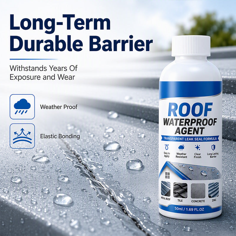 🥳2026 HOT SALE🥳💞50K+ SOLD! 🌧️🪣 50% OFF! Transparent Roof Waterproof Sealant – Invisible leak repair, preserves roof aesthetics. Deep‑penetrating polymer bonds with surfaces – weatherproof & crack‑resistant! 🔧✨