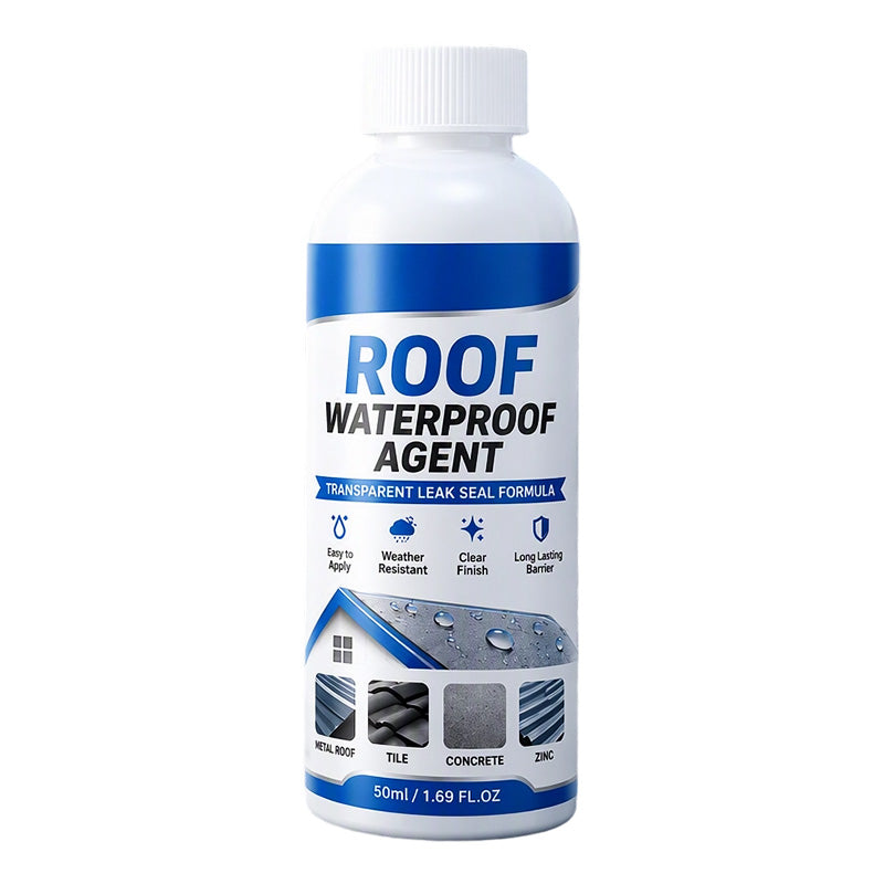 🥳2026 HOT SALE🥳💞50K+ SOLD! 🌧️🪣 50% OFF! Transparent Roof Waterproof Sealant – Invisible leak repair, preserves roof aesthetics. Deep‑penetrating polymer bonds with surfaces – weatherproof & crack‑resistant! 🔧✨