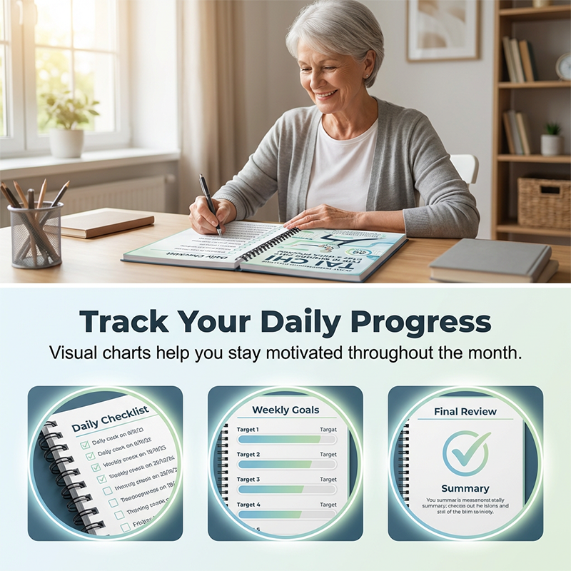 🥳2026 HOT SALE🥳💞50K+ SOLD! ☯️📖 50% OFF! 28-Day Tai Chi Practice Book – 10-min daily sessions, beginner-friendly illustrations & progress log. Gentle movement for seniors – build a healthy routine! 🌿✨