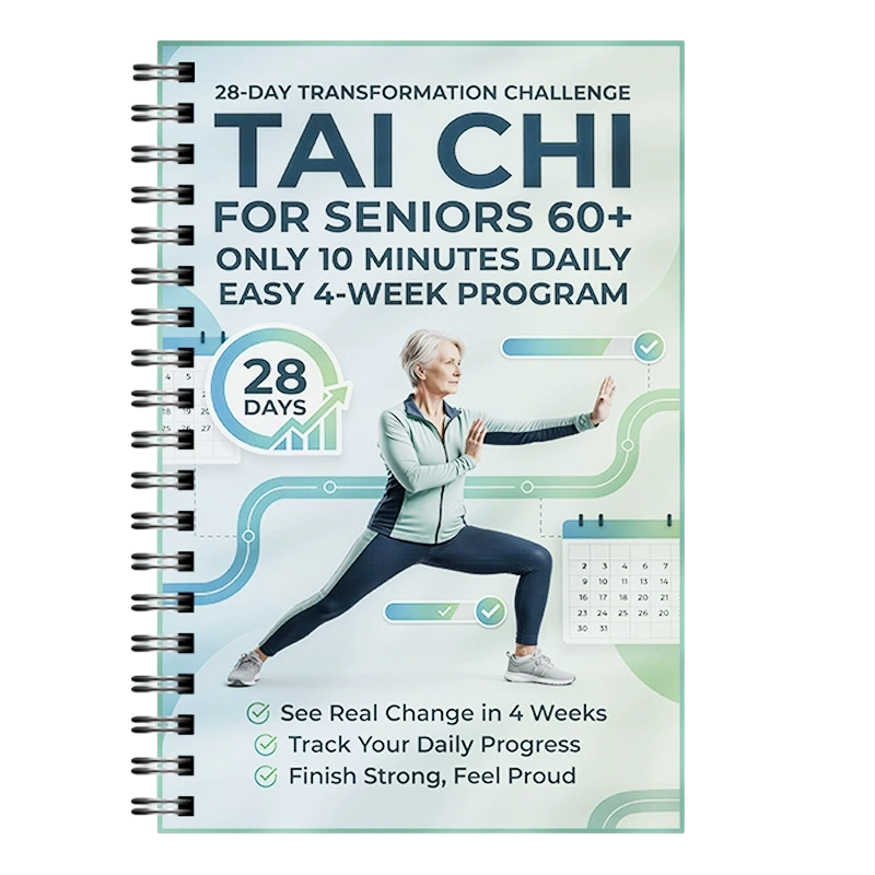 🥳2026 HOT SALE🥳💞50K+ SOLD! ☯️📖 50% OFF! 28-Day Tai Chi Practice Book – 10-min daily sessions, beginner-friendly illustrations & progress log. Gentle movement for seniors – build a healthy routine! 🌿✨