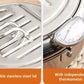 🥳2026 HOT SALE🥳💞50K+ SOLD! 🍤🔥 50% OFF! 201 Stainless Steel Tempura Fryer – Thermometer for precise oil control, removable drain rack reduces fat. Deep body, even heating – perfect crispy results every time! 🍟✨