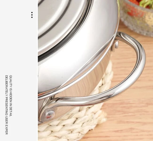 🥳2026 HOT SALE🥳💞50K+ SOLD! 🍤🔥 50% OFF! 201 Stainless Steel Tempura Fryer – Thermometer for precise oil control, removable drain rack reduces fat. Deep body, even heating – perfect crispy results every time! 🍟✨