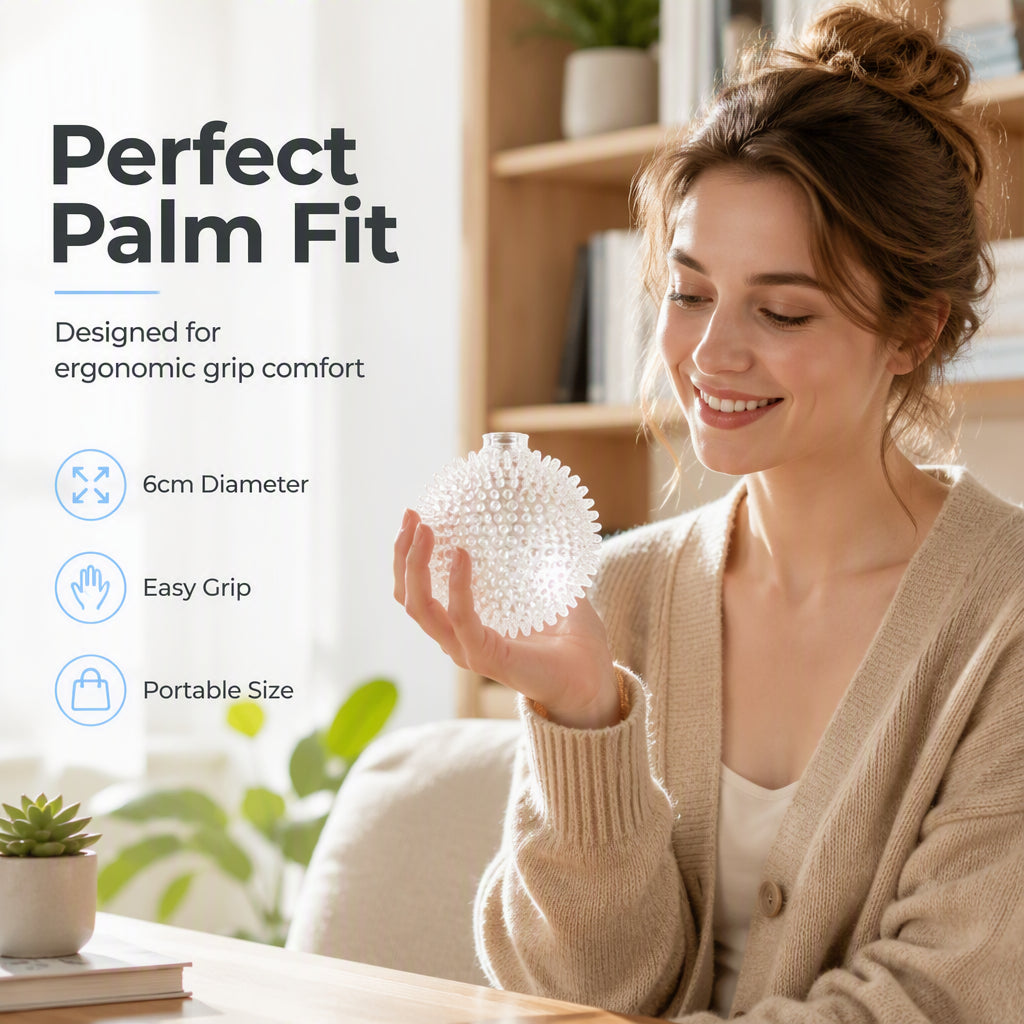 🥳2026 HOT SALE🥳💞50K+ SOLD! 🌀🔮 50% OFF! TPR Spiky Ball Skin – Transparent DIY squeeze toy shell with sealing plug. Fill with your choice – create your own stress‑relief toy! From £4.99 – lowest price! 🎨✋