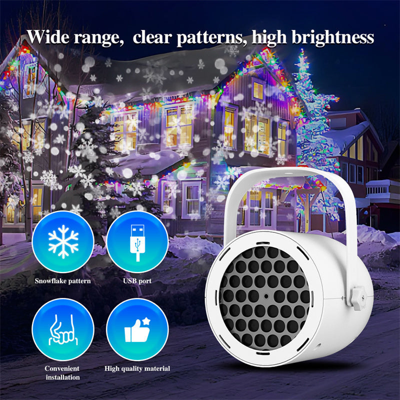 🥳2026 HOT SALE🥳💞50K+ SOLD! 🎄✨ 50% OFF! 16-Pattern USB Christmas Projector Light – High-definition projection, USB powered & adjustable angle. Transform any room into a festive wonderland – perfect for parties & cosy nights! 🎅🌟