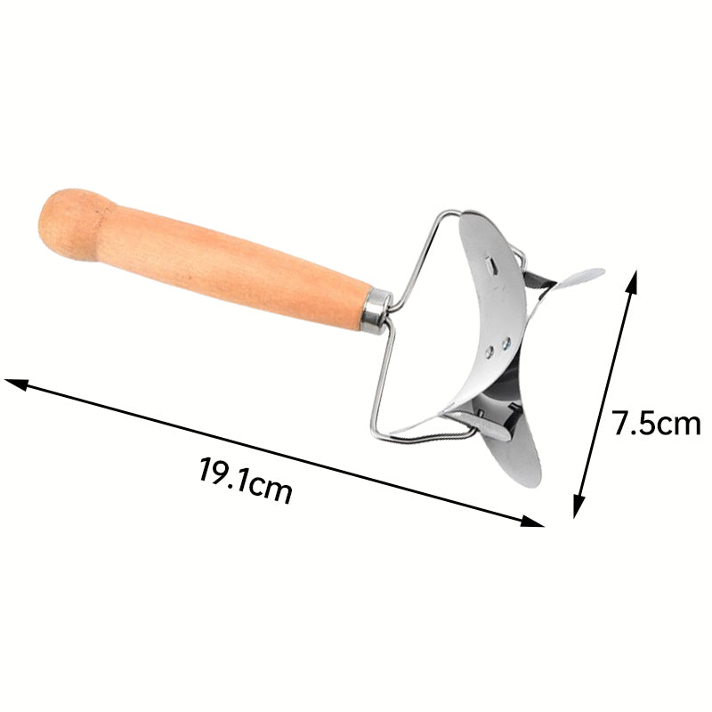 🥳2026 HOT SALE🥳💞50K+ SOLD! 🥟✨ BUY 1 GET 1 FREE! Stainless Steel Dumpling Wrapper Cutter – Sharp precision blade, multi‑pastry use & easy clean. Homemade dumplings in seconds – a must‑have for every kitchen! 🔪💪
