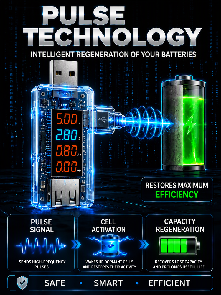 🥳2026 HOT SALE🥳💞50K+ SOLD! 🔌⚡ 50% OFF! USB Smartphone Battery Repair Dongle – Plug & play, no disassembly needed. Optimise battery performance instantly – tech magic in your hands! 📱✨