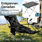 🥳2026 HOT SALE🥳💞50K+ SOLD! 🪑🌿 50% OFF! Adjustable Folding Outdoor Chair – 3/4 reclining positions & extendable leg rest. Reinforced carbon steel frame supports 300 lbs – perfect for camping, beach & garden! 🏕️✨