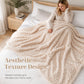 🥳2026 HOT SALE🥳💞50K+ SOLD! 🛋️✨ 50% OFF! Soft Flannel Throw Blanket – 3D bubble texture, cloud-like softness, breathable warmth. Perfect for sofa, bed & cosy nights! 🛡️💚