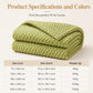 🥳2026 HOT SALE🥳💞50K+ SOLD! 🛋️✨ 50% OFF! Soft Flannel Throw Blanket – 3D bubble texture, cloud-like softness, breathable warmth. Perfect for sofa, bed & cosy nights! 🛡️💚
