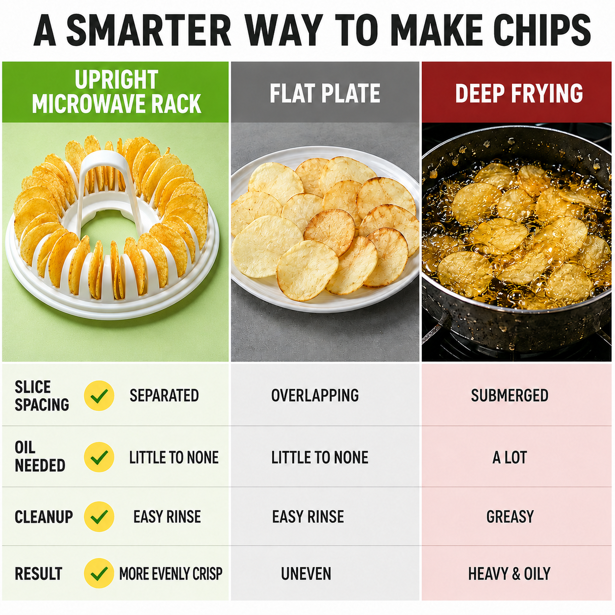 🥳2026 HOT SALE🥳💞50K+ SOLD! 🥔✨ 50% OFF! DIY Microwave Potato Chip Maker – Oil‑free, healthy & crispy in minutes. Slicer bowl & baking rack included – guilt‑free snacking for everyone!  🌿💪