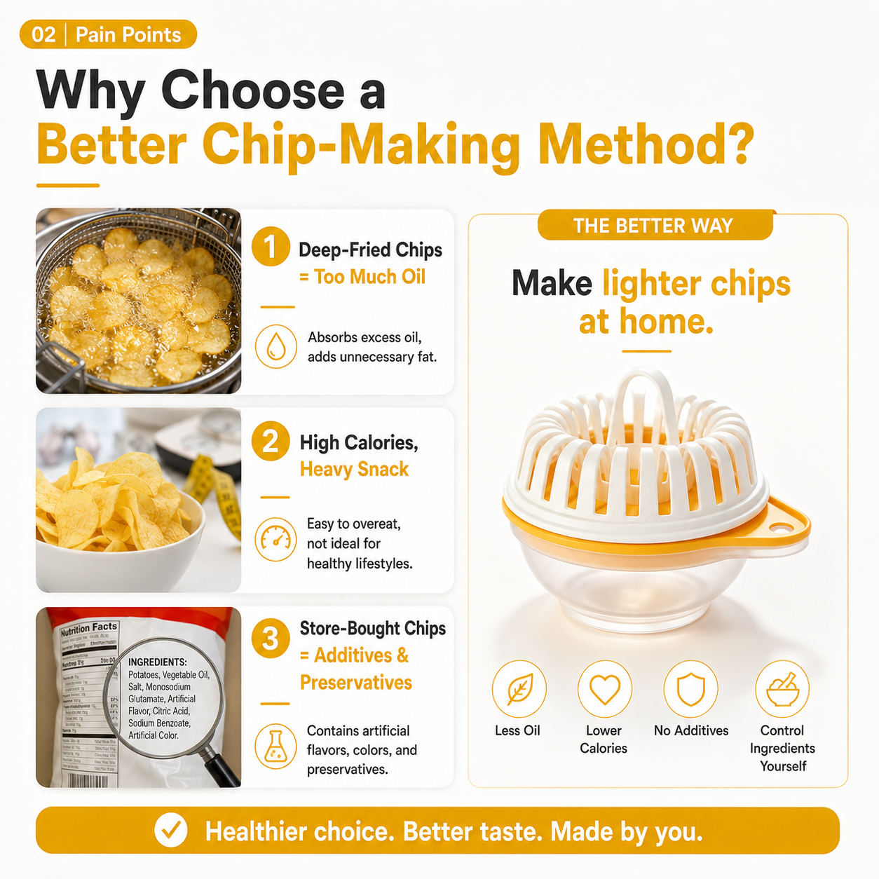 🥳2026 HOT SALE🥳💞50K+ SOLD! 🥔✨ 50% OFF! DIY Microwave Potato Chip Maker – Oil‑free, healthy & crispy in minutes. Slicer bowl & baking rack included – guilt‑free snacking for everyone!  🌿💪