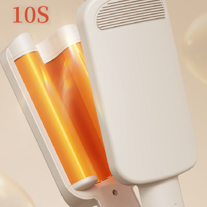 🥳2026 HOT SALE🥳💞50K+ SOLD! 🌸💇‍♀️ 50% OFF! Wavy Hair Curler – lightweight ergonomic design – no more tired arms! 32mm deep U-barrel creates bouncy, salon-style waves. Negative ions lock in moisture – smooth, shiny & healthy curls! ✨🛡️