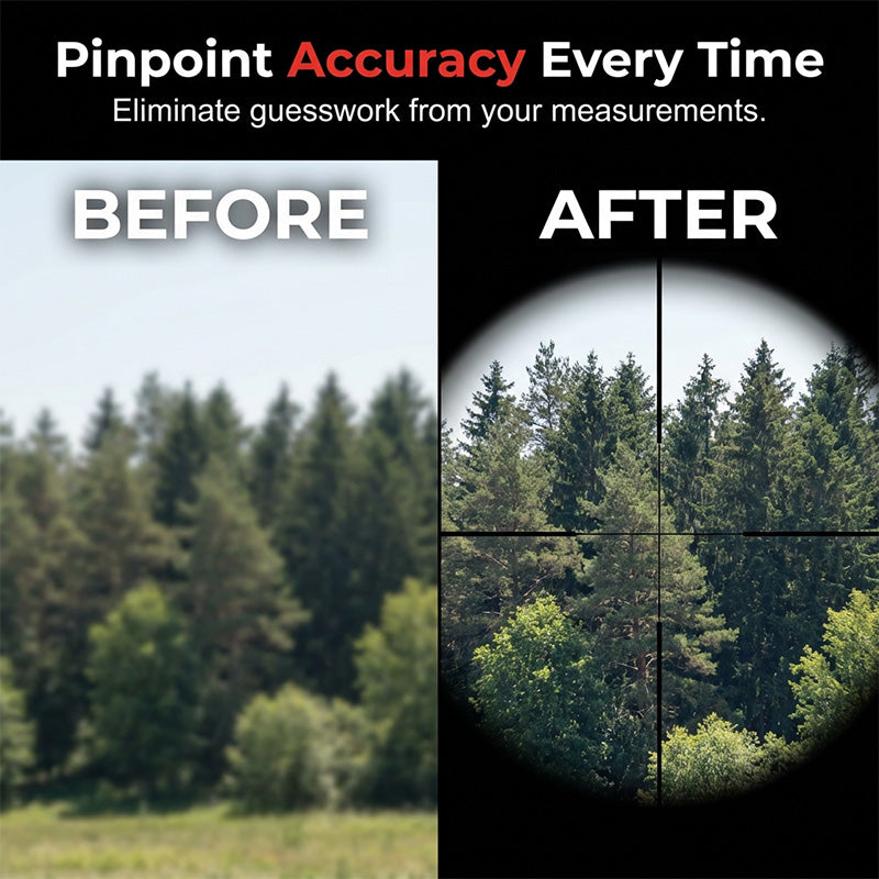6X Magnification Laser Range Measure Tool