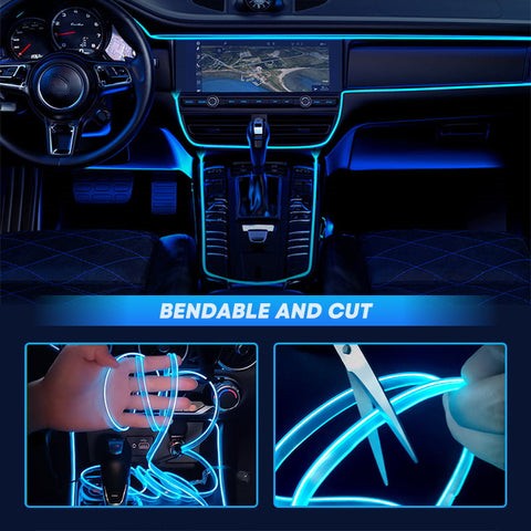 🥳2026 HOT SALE🥳💞50K+ SOLD! 🚗💡 50% OFF! Car Interior LED Strip Atmosphere Lights – Ultra‑thin, multi‑colour & easy install. 3m/5m/7m options – transform your cabin with a single plug! ✨🎨