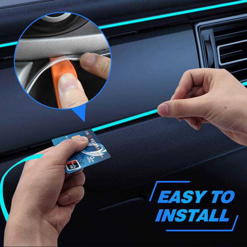 🥳2026 HOT SALE🥳💞50K+ SOLD! 🚗💡 50% OFF! Car Interior LED Strip Atmosphere Lights – Ultra‑thin, multi‑colour & easy install. 3m/5m/7m options – transform your cabin with a single plug! ✨🎨